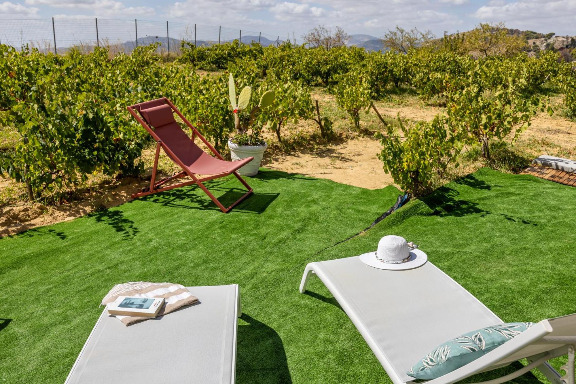 Villa Bonifato Vista Sulle Campagne E Sul Mare Siciliano Cozy House Italy 阿尔卡莫 外观 照片