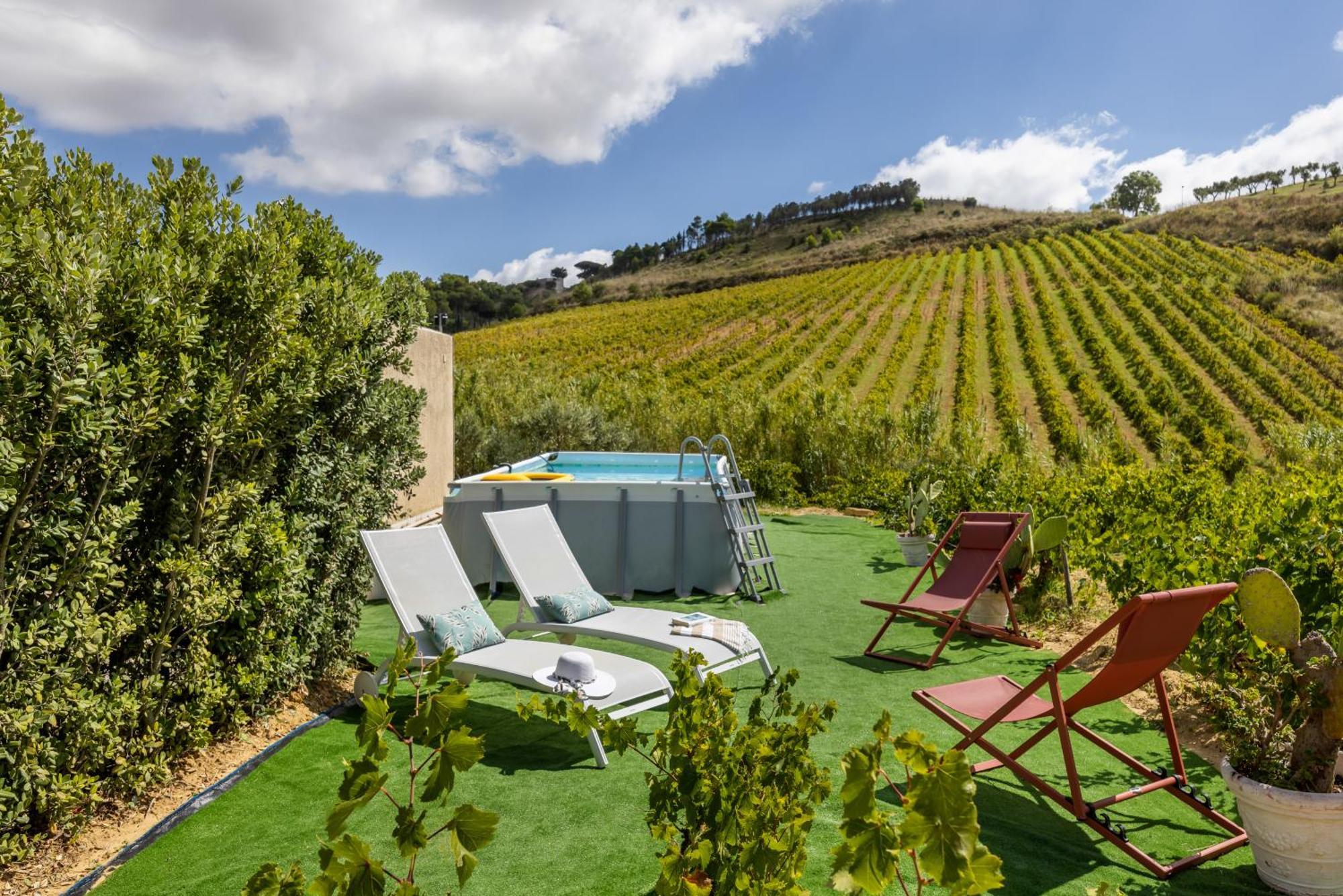 Villa Bonifato Vista Sulle Campagne E Sul Mare Siciliano Cozy House Italy 阿尔卡莫 外观 照片