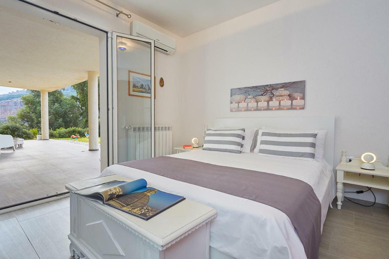 Villa Bonifato Vista Sulle Campagne E Sul Mare Siciliano Cozy House Italy 阿尔卡莫 外观 照片
